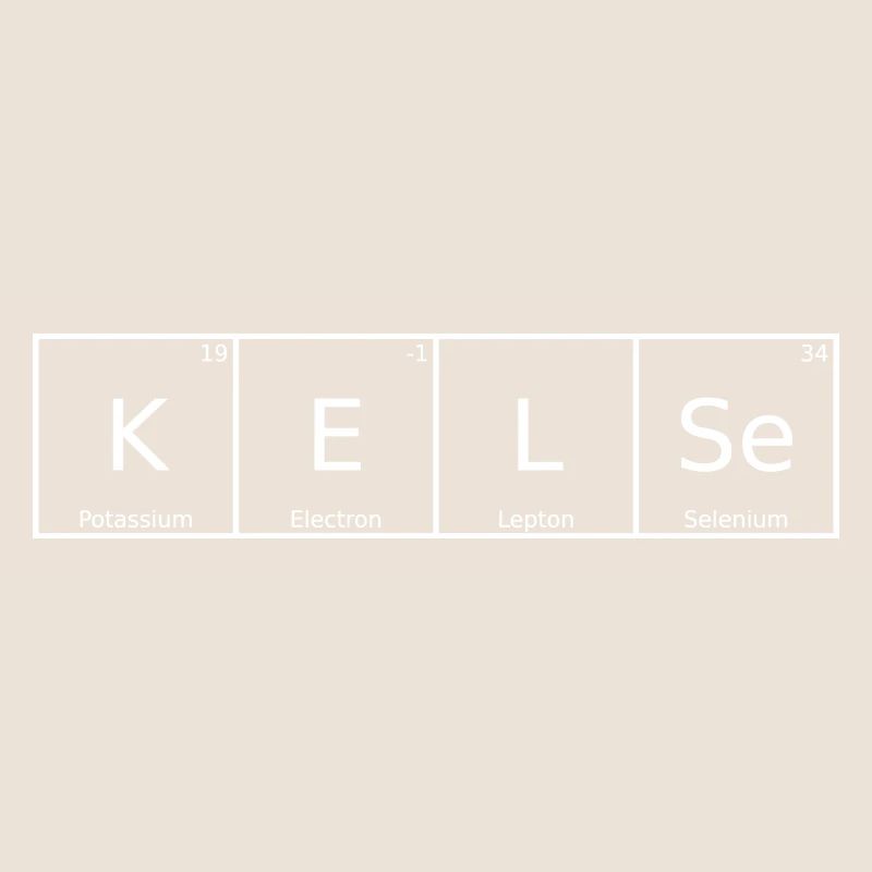 Kelse Name First Name Chemistry Periodic Table Elements
