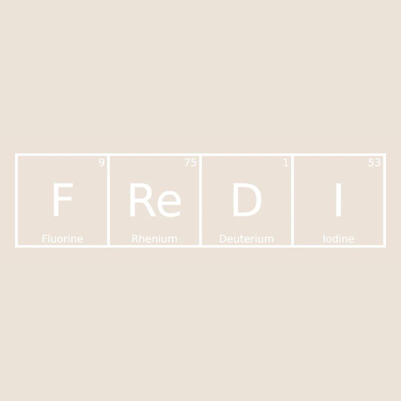 Fredi Name First Name Chemistry Periodic Table Elements