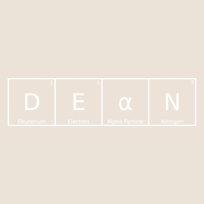 Dean Name First Name Chemistry Periodic Table Elements
