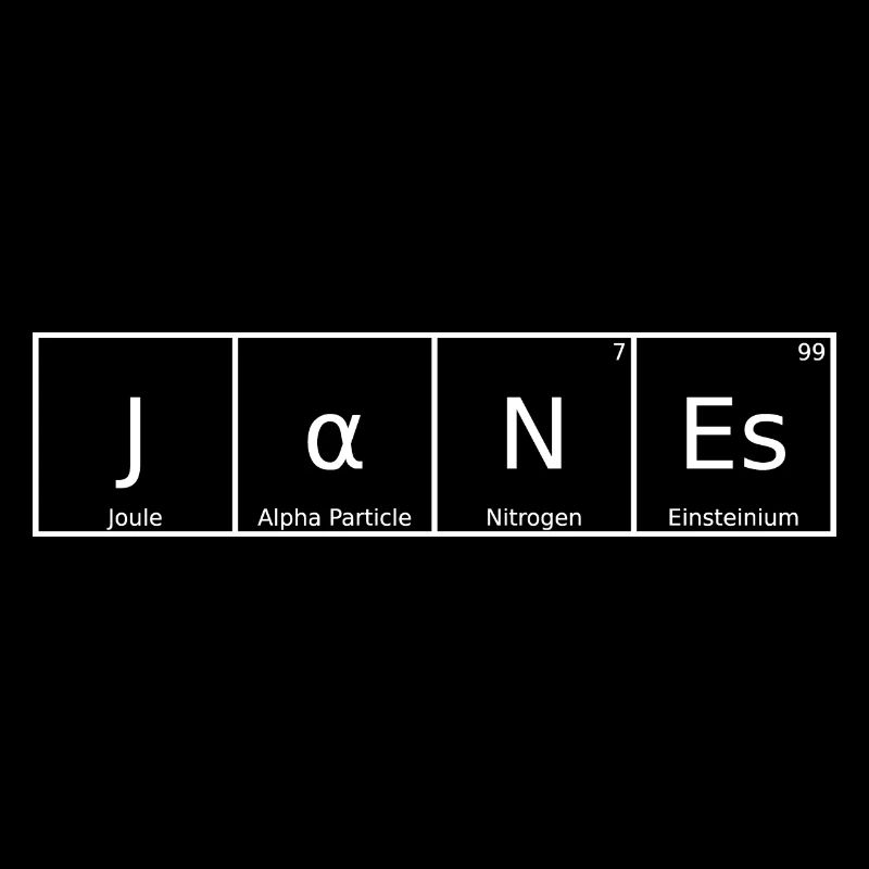Jane's Name First Name Chemistry Periodic Table Elements
