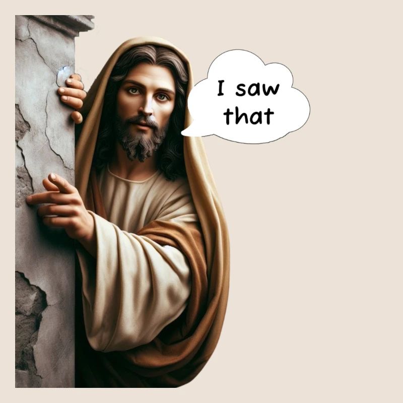 Jésus "J'ai vu ça" meme