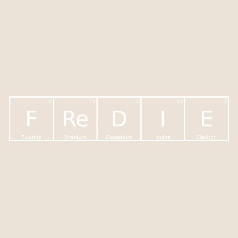 Fredie Name First Name Chemistry Periodic Table Elements