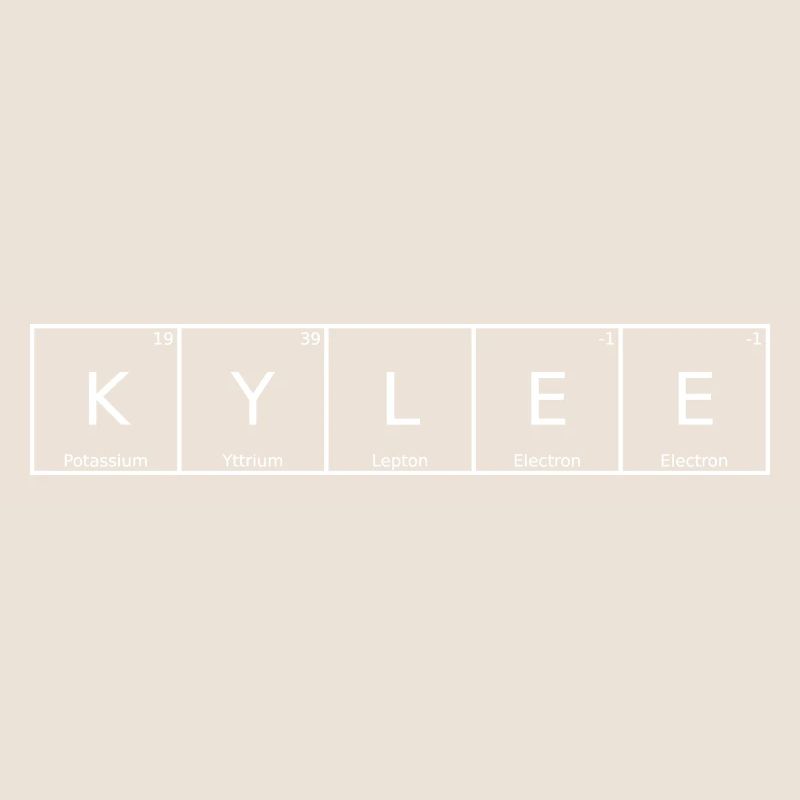 Kylee Name First Name Chemistry Periodic Table Elements