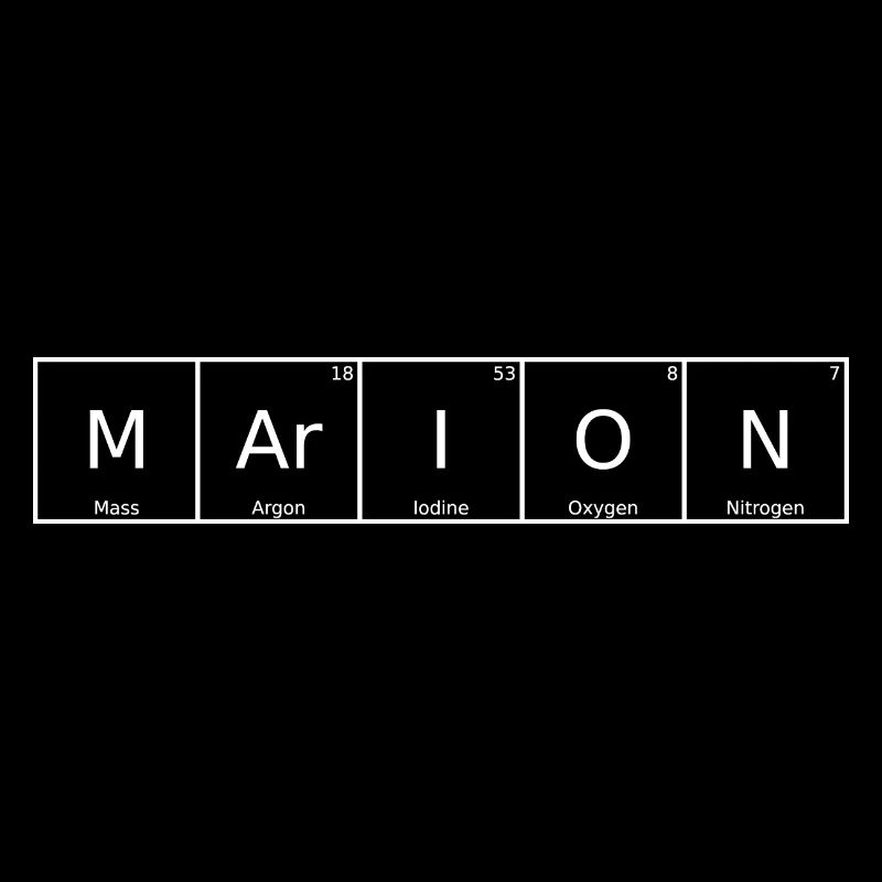 Marion Name Vorname Chemie Periodensystem Elemente