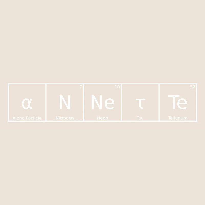 Annette Last name First name Chemistry Periodic table Element
