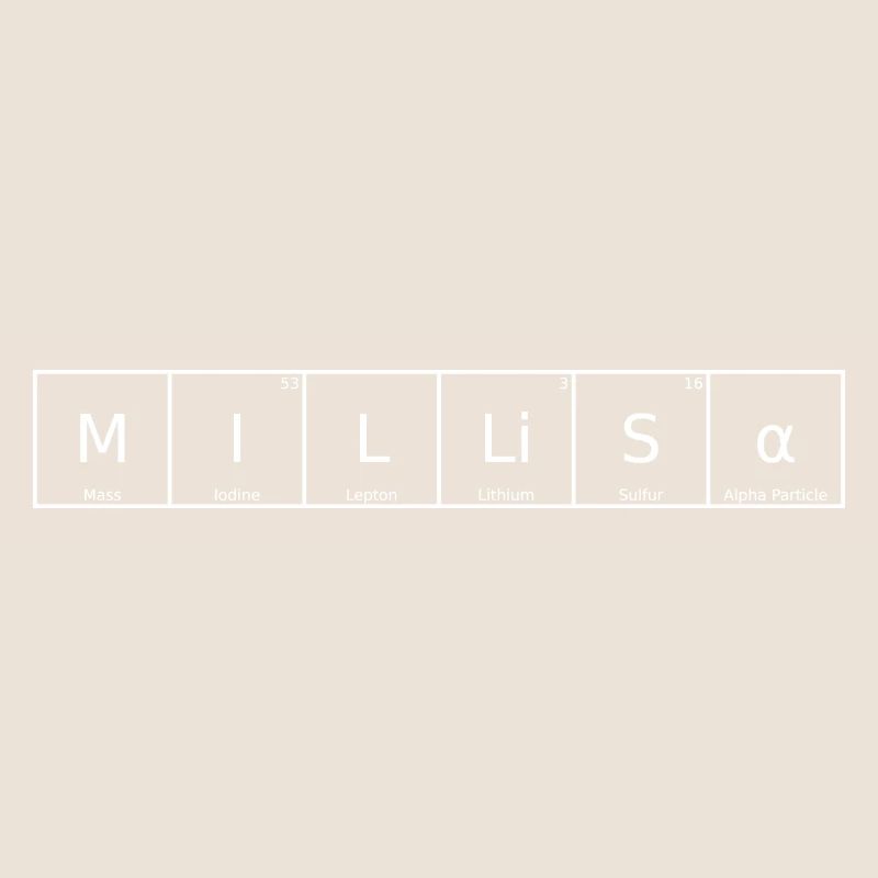 Millisa Surname First Name Chemistry Periodic Table Element