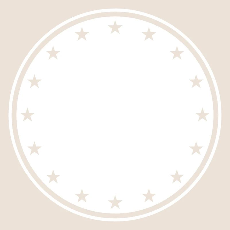 circle star frame round ring shield coat of arms design