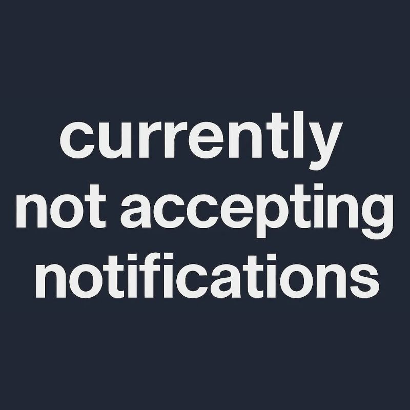 n’accepte actuellement pas les notifications