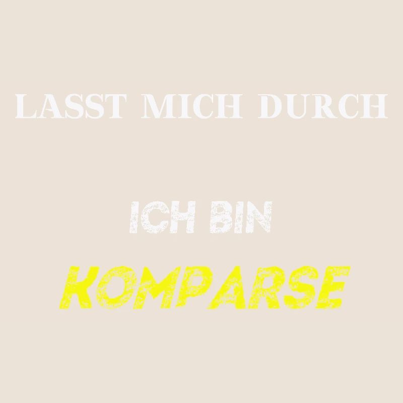 Lasst mich durch, ich bin Komparse! Geschenkidee