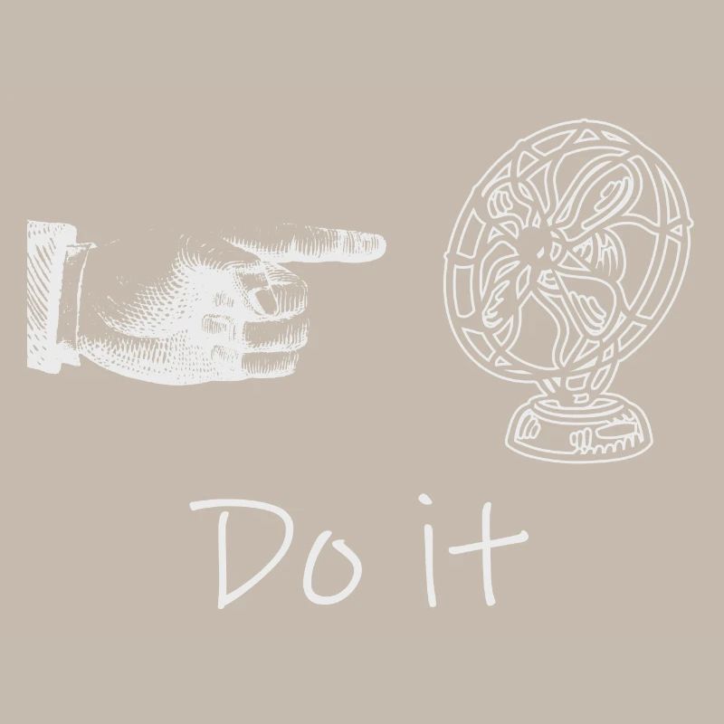 Finger und Ventilator