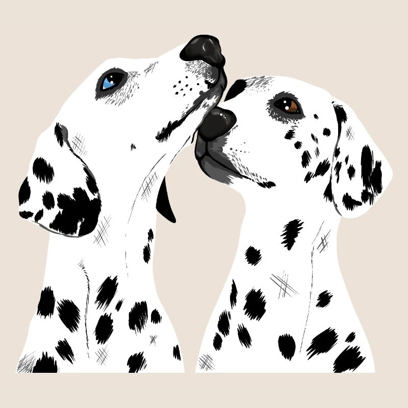 Deux Dalmatiens