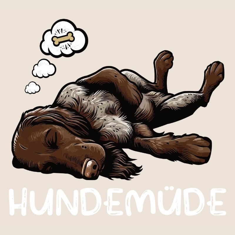 Hundemüde Deutsch Drahthaar drahthaar hunde