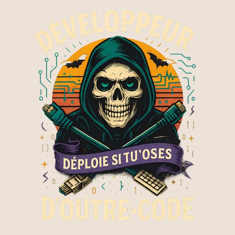 Web Developer - Halloween Skull