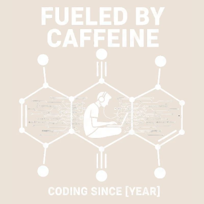 Fueled by Caffeine Coding Shirt | Programmer