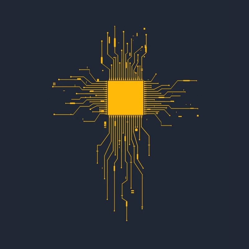 Computer Herz / CPU - Heart