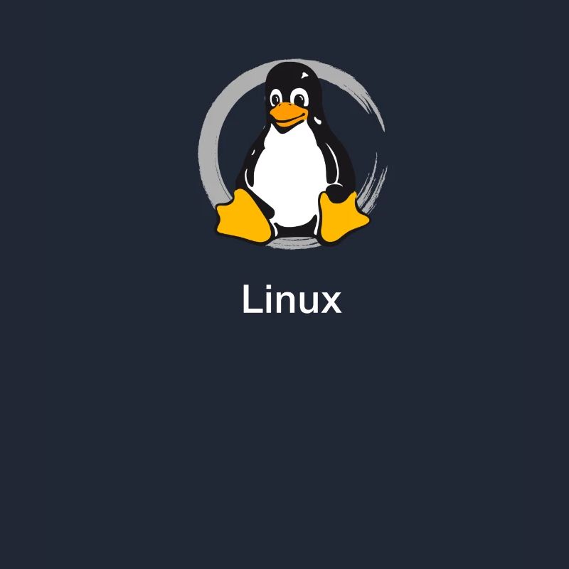 Pc computer Pinguin nerd geek Programmierer Admin