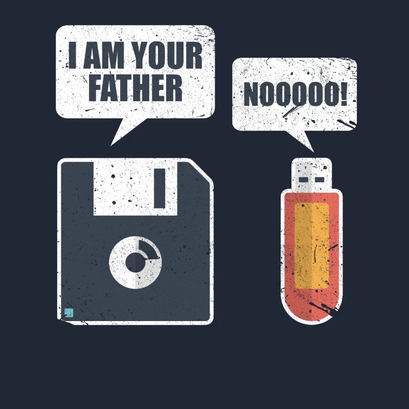 USB Floppy Disk Memory Computer Nerd Gift