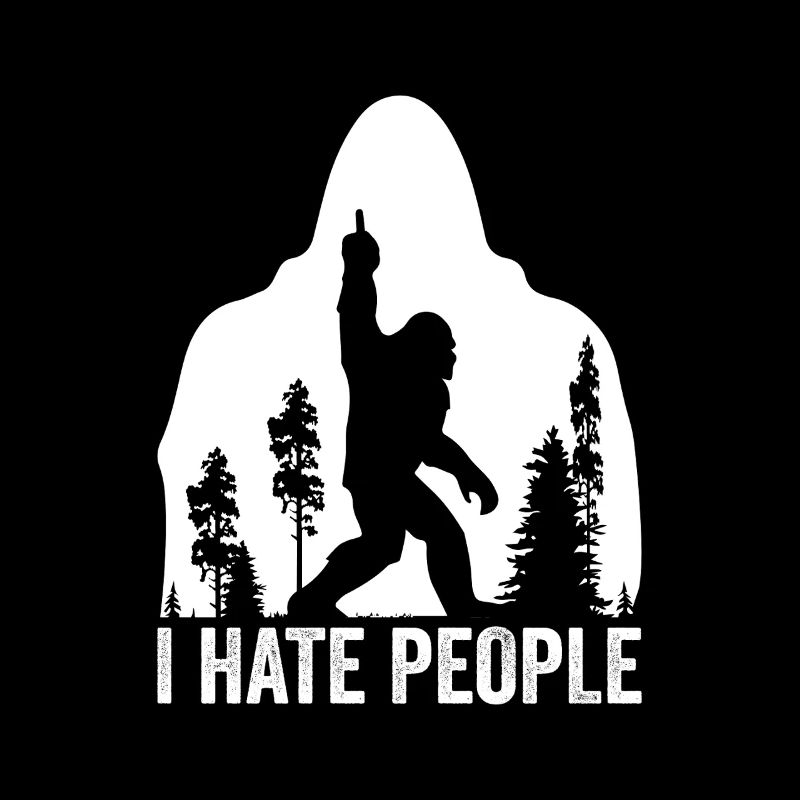 "I Hate People – Funny Statement Shirt"