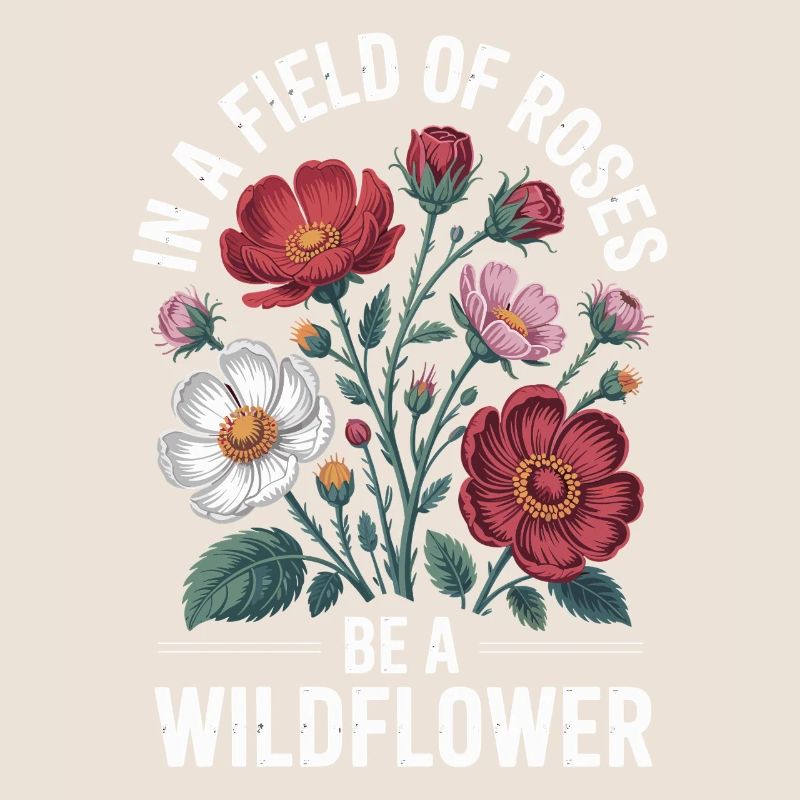 Conception de fleurs sauvages