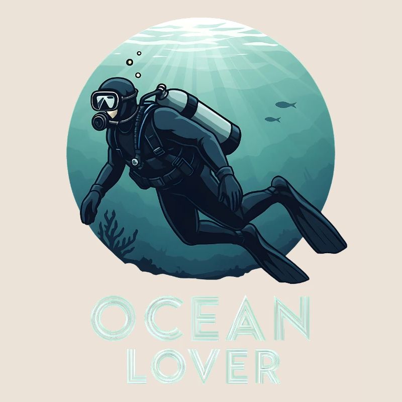Plongeur amoureux de l’océan