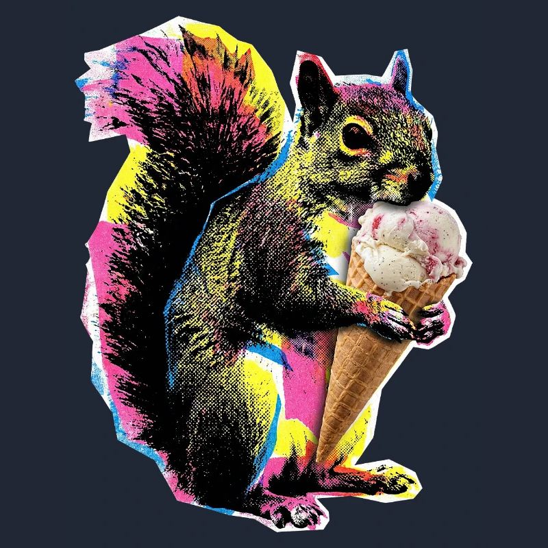 Eichhörnchen Eis