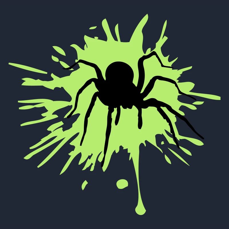 spinne vogelspinne klecks graffiti tropfen farbe b