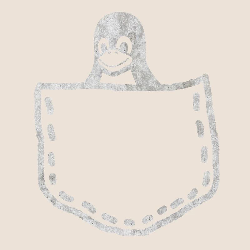 LINUX TUX PROGRAMMEUR CADEAU PINGOUIN VINTAGE