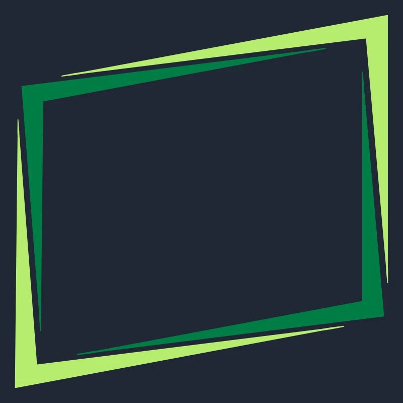 Signe de cadre rectangle
