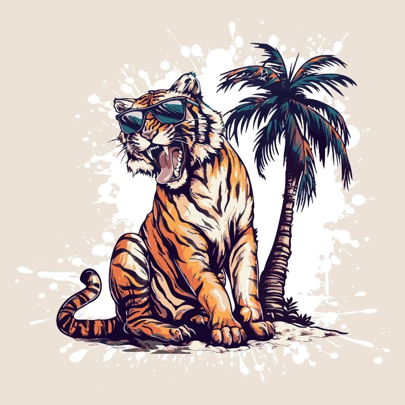 Tiger Island Palm Tree