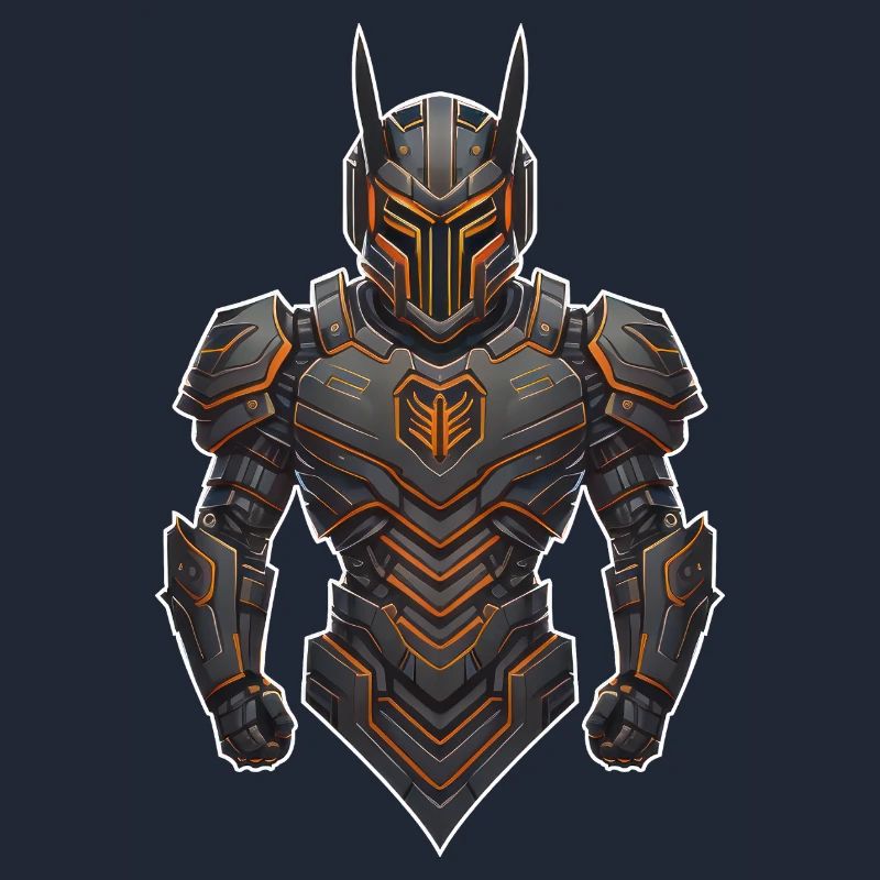 Tech-Krieger-Charakter