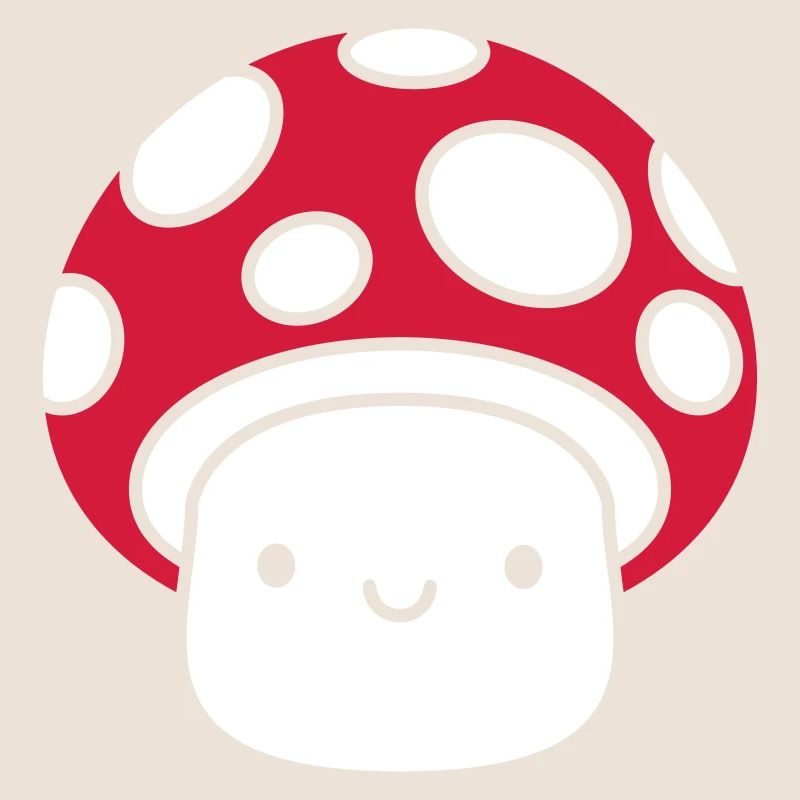Kleiner süßer Pilz