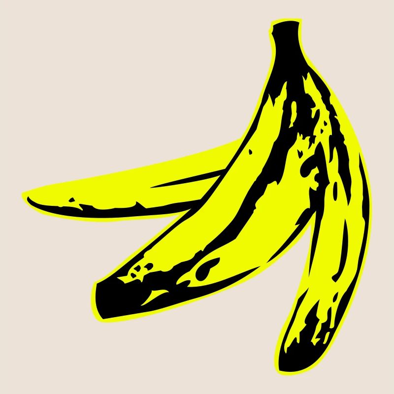 warholish banana peel