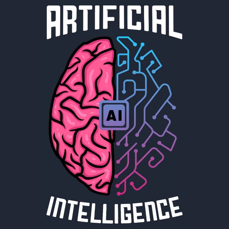 Artificial Intelligence Brain Tech Design