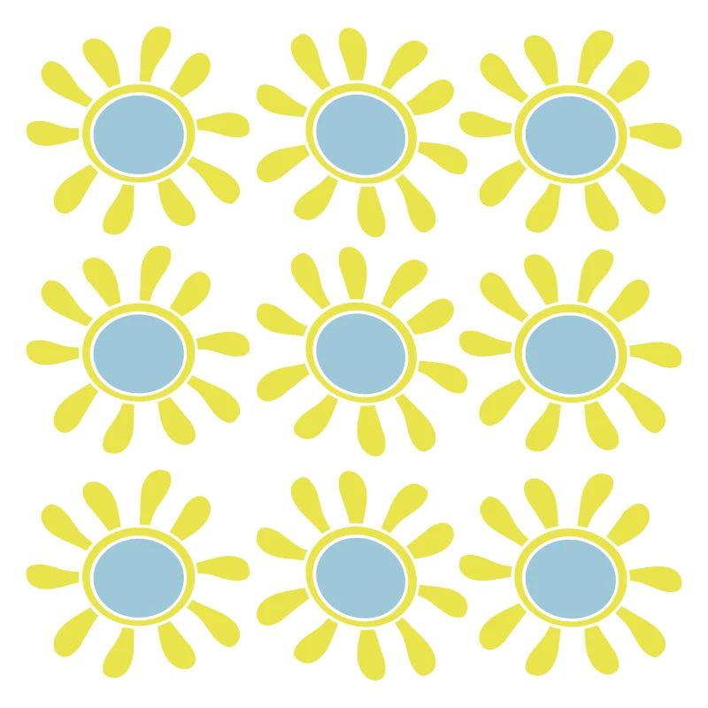 Many Small Sunflowers Sun Flower Pattern