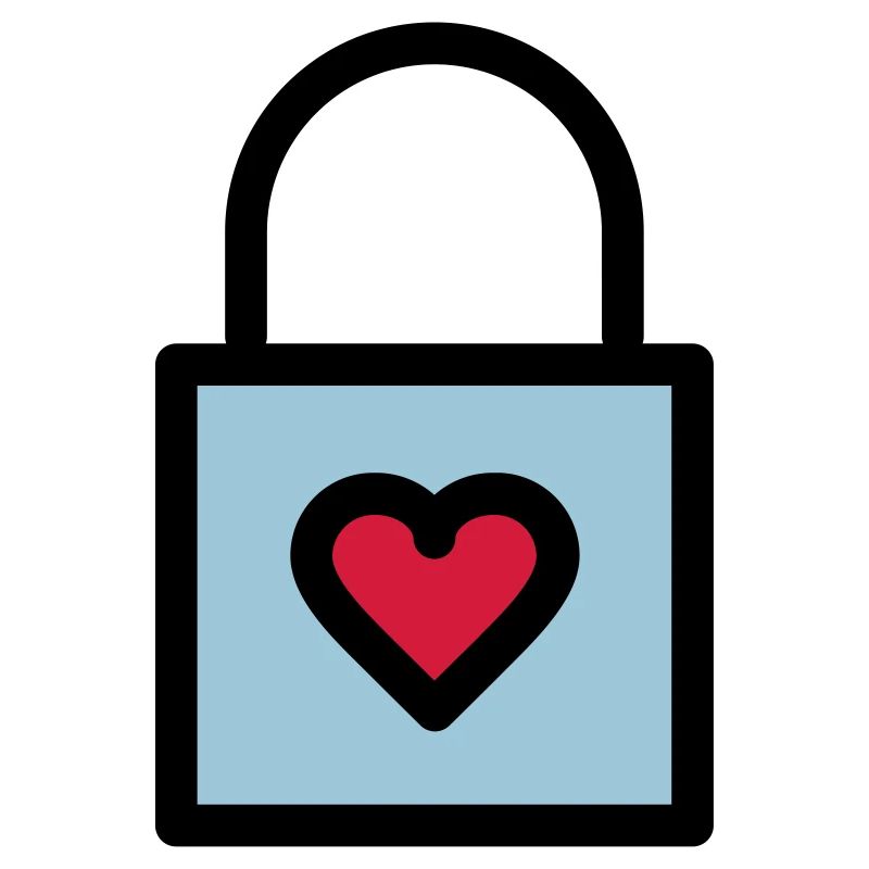 Cadenas, serrure d'amour