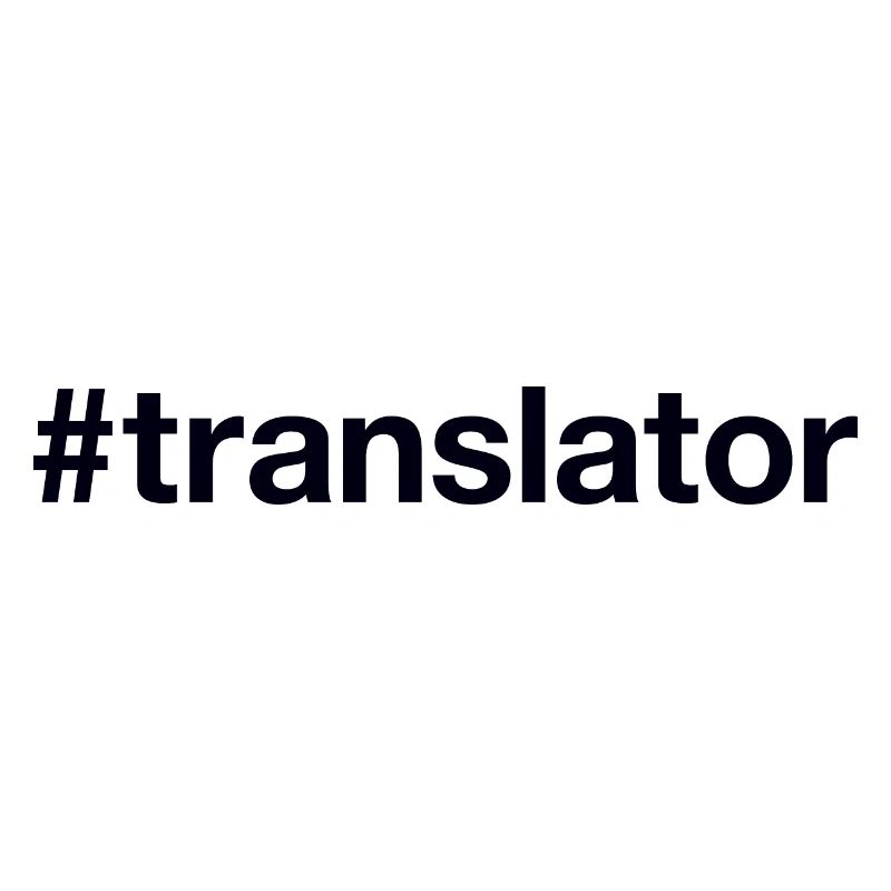 TRANSLATOR Hashtag