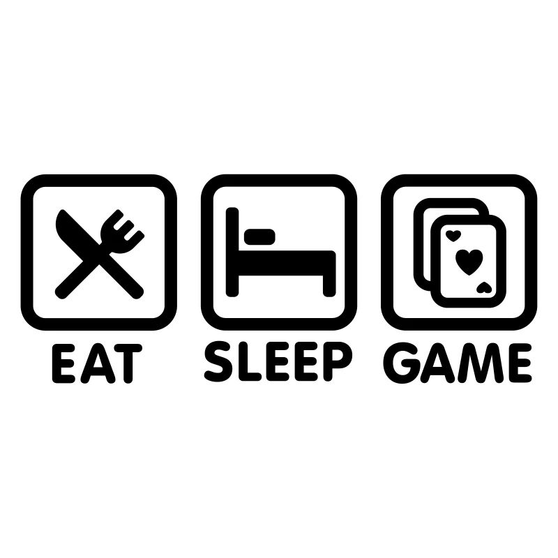 Mangez - sommeil - Jeu \ jeu de poker