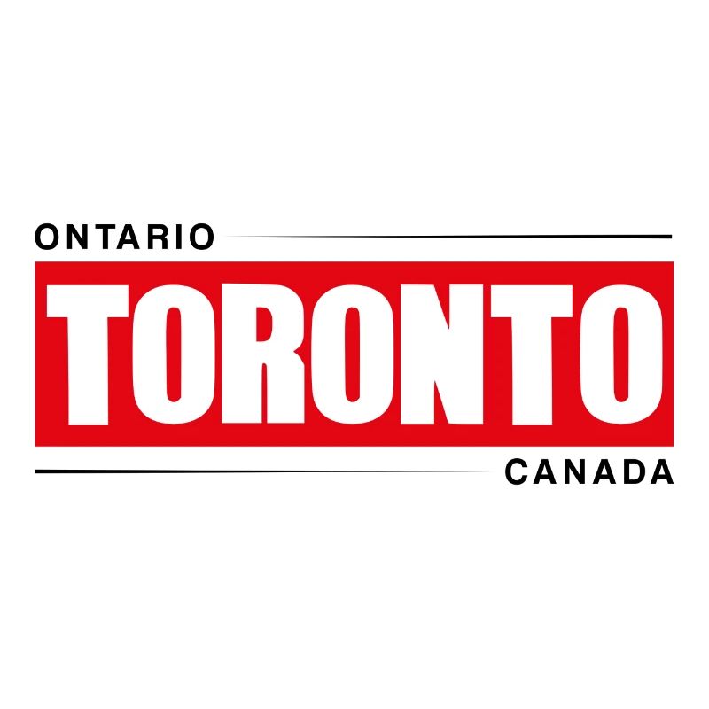 Toronto Bold Red Black Logo