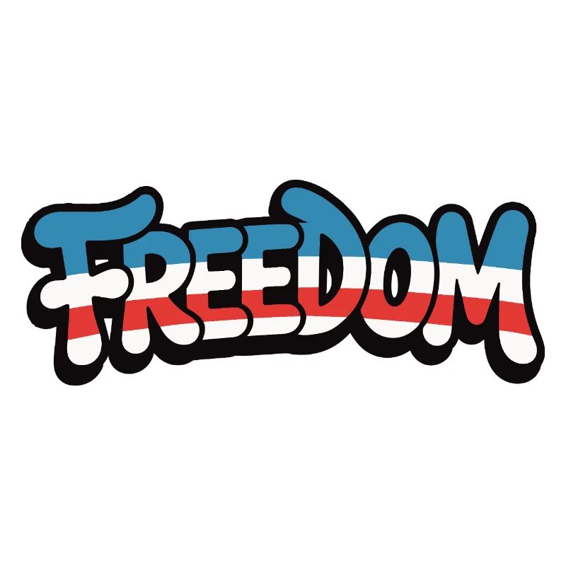 Freedom Typografie Statement Design