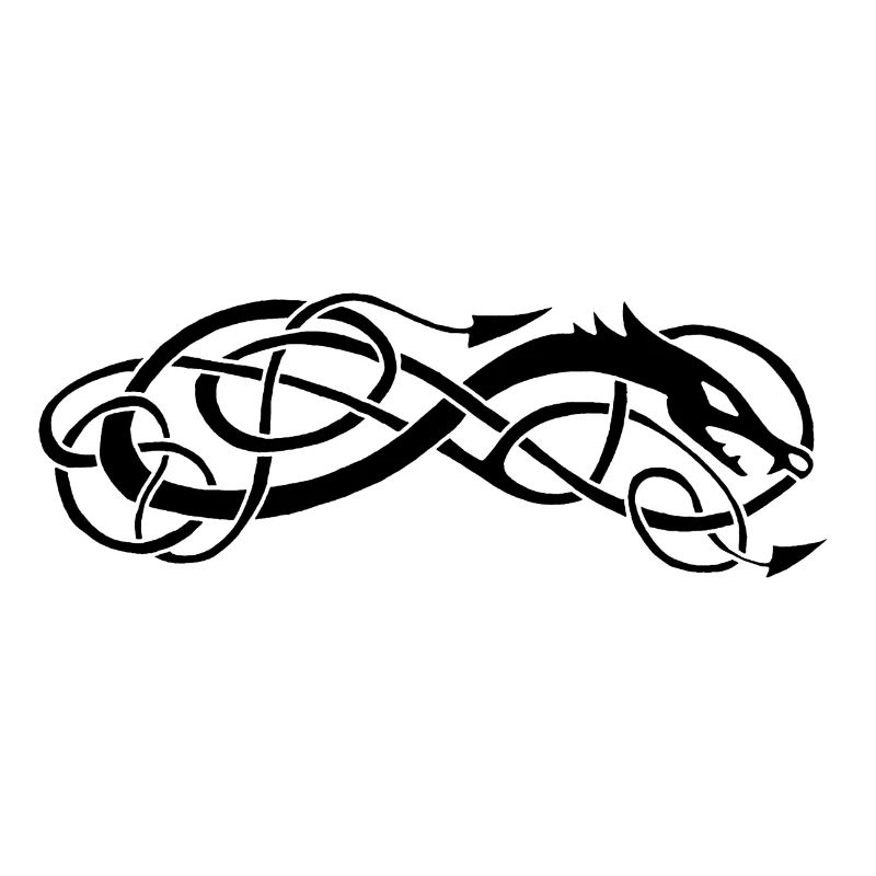Serpent celte noir