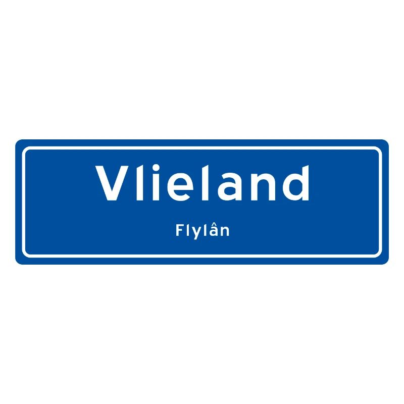 Panneau de nom de lieu Vlieland