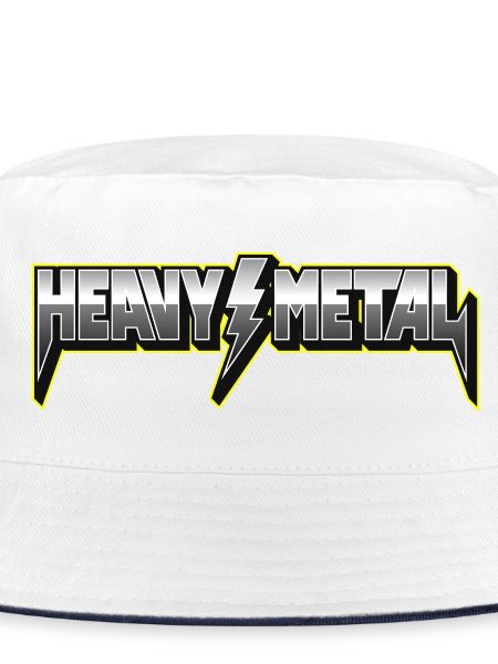 Heavy Metal 3D-Logo mit Blitz