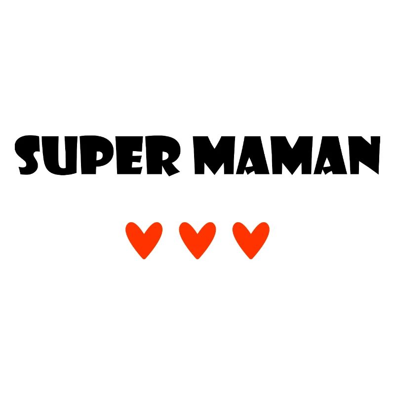 SUPER-MAMA. MUTTERTAG. FROHEN MUTTERTAG