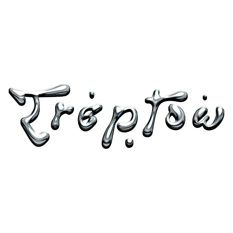 Typographie Treptow Liquid Chrome