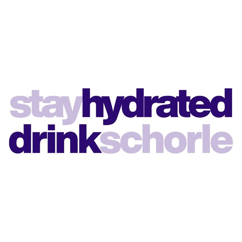 Restez hydraté - buvez du spritzer