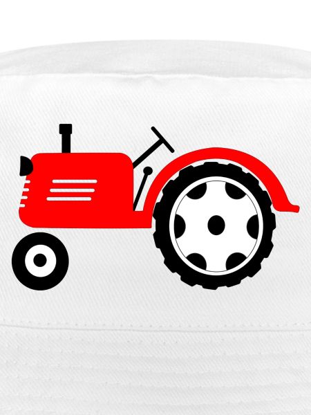 Ackerschlepper rote Landmaschine