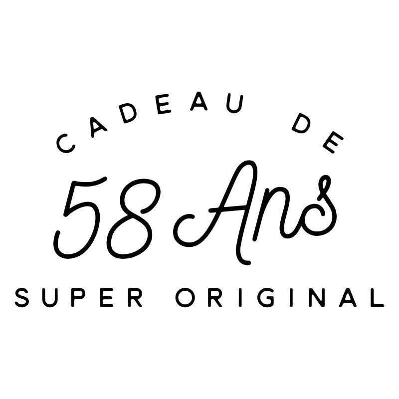 Cadeau 58 ans  