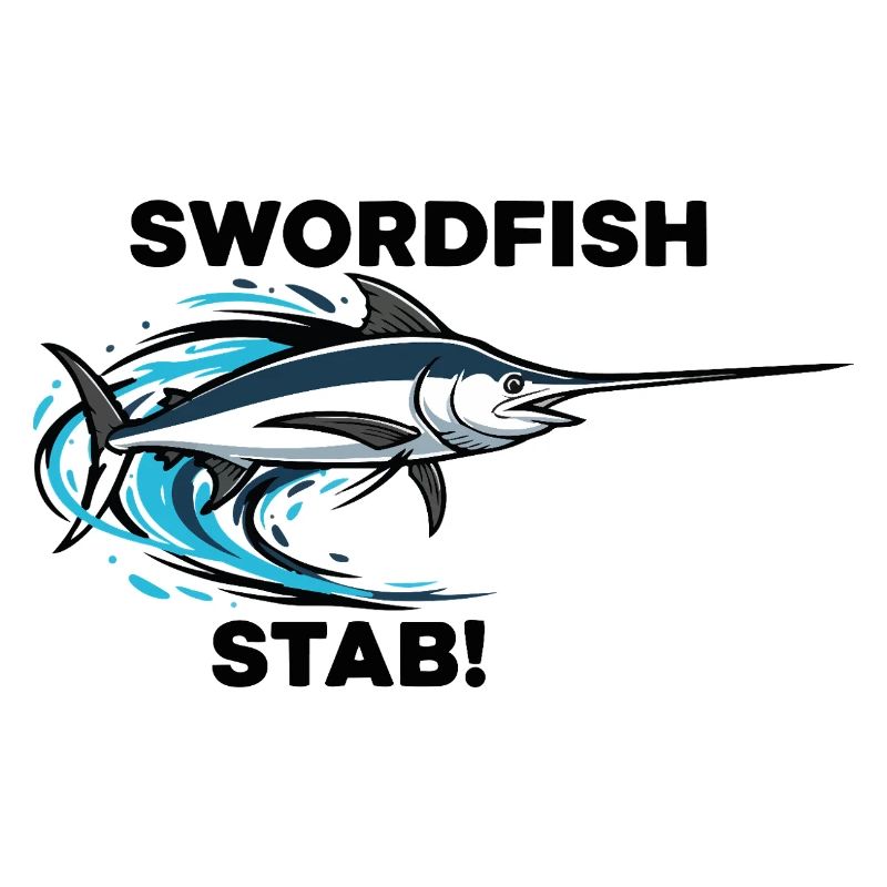 Espadon Stab Épée Mer Swordfish
