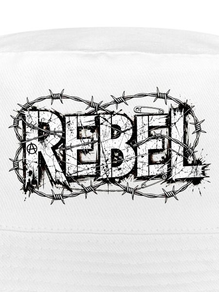 Rebellen-Stacheldrahttypografie