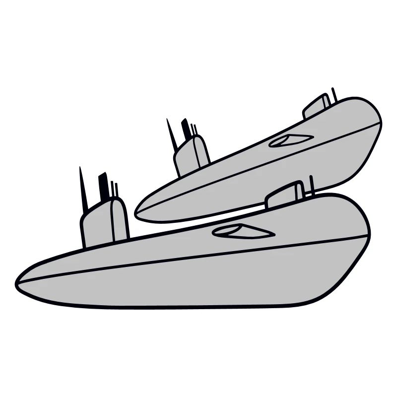 2 Submarines Fleet Two Squadrons Group Team Crew
